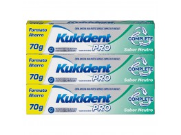 Imagen del producto Kukident pack complete crema adhesiva neutro 3x70g