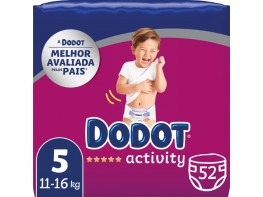 Imagen del producto Dodot Activity pañales bebé talla 5 52u