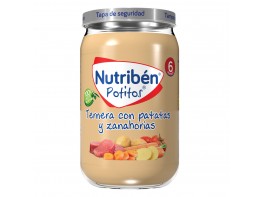 Imagen del producto Nutribén Potito ternera con patatas, judias verdes y zanahoria 235gr