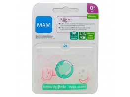Imagen del producto Man Baby Chupete mam night 0+ rosa