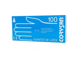 Imagen del producto GUANTES CORYSAN LATEX T/MEDIANA 100 UND