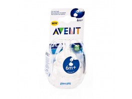 Avent classic tetina liquidos espesos +6m 2und