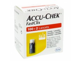 Roche Accu-chek fastclix 102 lancetas