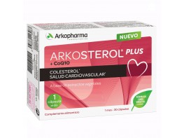 Arkopharma Arkosterol Plus CoQ10 salud cardiovascular 30 cápsulas